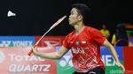 Ekspresi Kemenangan Anthony Ginting