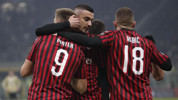 AC Milan berhasil menang telak atas SPAL.