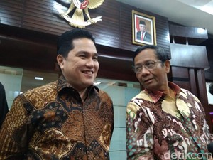 Survei Cawapres IPO: Erick Thohir 15,5%, Mahfud Md 11,1%, AHY 10,9%