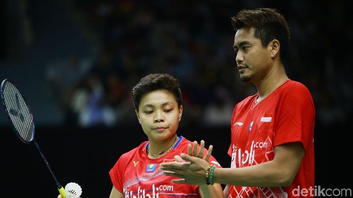 Tontowi/Apriyani kalah di babak 16 besar Indonesia Masters 2020.