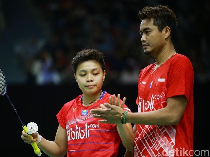 Tontowi/Apriyani kalah di babak 16 besar Indonesia Masters 2020.