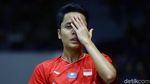 Ekspresi Kemenangan Anthony Ginting