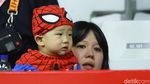 Lucu! Saat Anak Marcus Gideon Pakai Baju Spiderman
