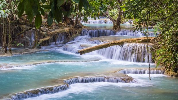 Kuang Si, Air Terjun Surga dari Lelaki Tua dan Seekor Rusa