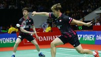 The Minions pun memastikan langkah ke perempat final dengan menaklukkan Ji Ting He/Qiang Tan di set kedua 21-13.