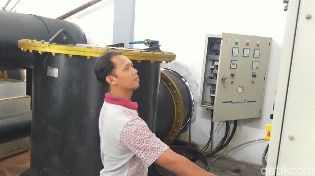 Pantau aktivitas rumah pompa/