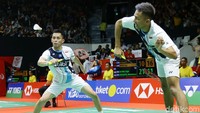 Fajar Alfian/Muhammad Rian Ardianto melangkah ke perempatfinal setelah mengalahkan ganda China, Ou Xuan Yi/Zhang Nan.