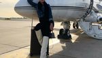 Foto: Gaya Pacar Cristiano Ronaldo di Jet Pribadinya