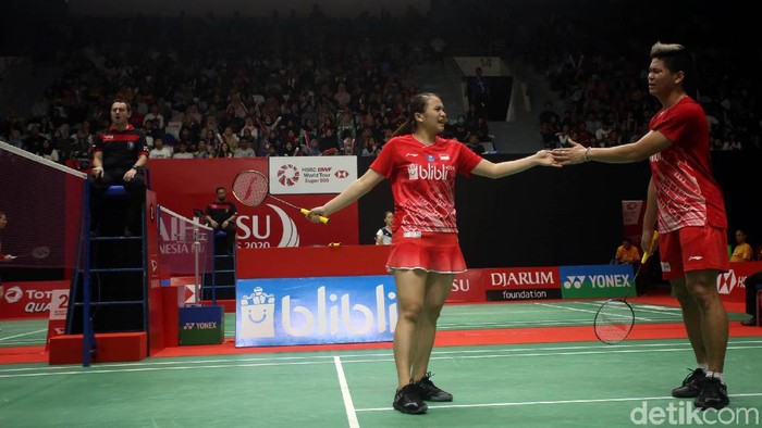 Ganda campuran Indonesia Praveen Jordan/Melati Daeva gagal melaju ke semifinal Indonesia Masters 2020. Praveen/Melati ditumbangkan wakil Prancis Thom/Delphine.