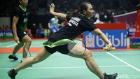Praveen/Melati lolos setelah menang tiga gim 20-22, 12-12, 21-12.