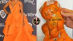Kocak! Bermodal Makanan, Pria Ini Parodikan Gaya Baju Artis