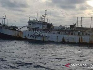Kapal Maling Ikan Asal China Fu Yuan Yu 831 Tenggelam di Kupang