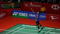 Langkah tunggal putra andalan Indonesia, Jonatan Christie, terhenti di perempatfinal Indonesia Masters 2020.