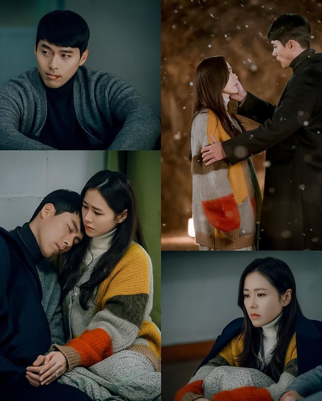 Dan inilah momen bikin baper terakhir sebelum drakor Crash Landing On You bersambung ke episode sembilan. Pada episode delapan Crash Landing On You, Hyun Bin alias Ri Jung-hyuk rela berjalan kaki menembus hutan demi memastikan Yon Se-ri dalam keadaan aman. Foto: Dok. tvN