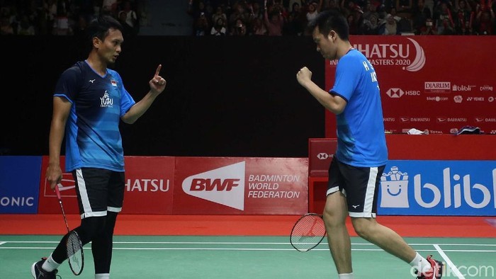 Ganda putra Indonesia Hendra Setiawan/Mohammad Ahsan melaju ke semifinal Indonesia Masters 2020. Mereka mengalahkan ganda terbaik Taiwan.