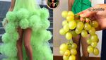 Kocak! Bermodal Makanan, Pria Ini Parodikan Gaya Baju Artis