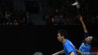 Ahsan/Hendra menjalani pertemuan kedelapan dengan ganda terbaik Taiwan. Dari tujuh laga sebelumnya, Ahsan/Hendra menang lima kali.