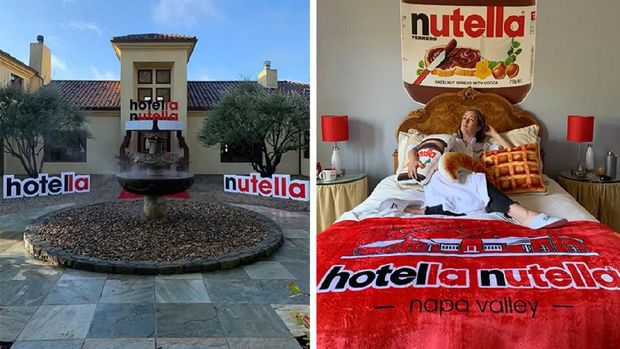 Asyik Banget! Penggemar Nutella Kini Bisa Menginap di Hotel Tema Nutella