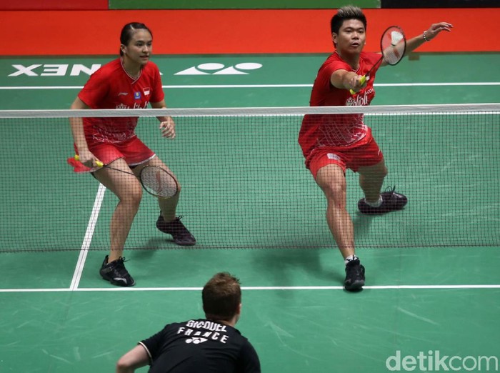 Ganda campuran Indonesia Praveen Jordan/Melati Daeva gagal melaju ke semifinal Indonesia Masters 2020. Praveen/Melati ditumbangkan wakil Prancis Thom/Delphine.