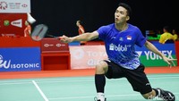 Jonatan Christie juga memastikan diri lolos ke perempatfinal usai melewati hadangan Wang Tzu Wei dari Taiwan. 