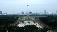 Jangan Kaget Ya, Monas Lagi Gundul Dulu