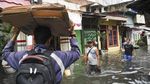 Begini Penampakan Banjir di Kebayoran Baru