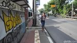 Lagi-lagi Guiding Block Nabrak Tiang