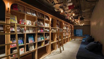 Foto Hotel Kapsul Unik di Jepang dengan 1.700 Buku, Tidur Dikelilingi Buku