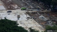 Kawasan sisi selatan rencananya akan dibuat proyek plaza.