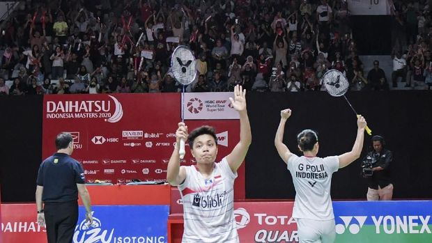 Greysia/Apriyani melaju ke final Indonesia Masters 2020. (