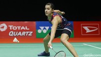 Kini, Marin kembali di Indonesia Masters. Pebulutangkis 26 tahun itu tak menampik sempat gugup, saat kembali menginjakkan kakinya di Istora.