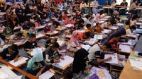 Tidak hanya memperkenalkan dunia otomotif dan brand Mitsubishi Motors kepada anak-anak, PT MMKSI juga menggelar Lomba Menggambar – Keindahan Indonesia di Kidzania. Istimewa/Dok. Mitsubishi.