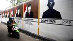 Wuih, Ada Mural Wajah Presiden Indonesia di Bogor