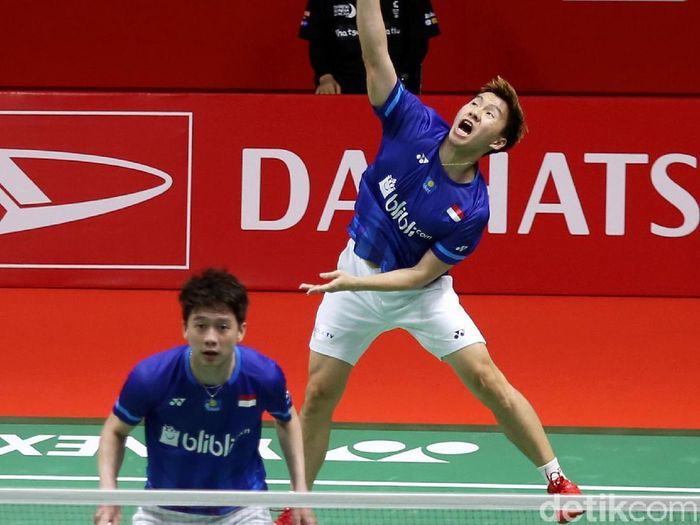 Kevin/Marcus Juara Ganda Putra Indonesia Masters 2020 Kevin Sanjaya Sukamuljo/Marcus Fernaldi Gideon menjadi juara Daihatsu Indonesia Masters 2020. Mereka memenangi final melawan Mohammad Ahsan/Hendra Setiawan.
