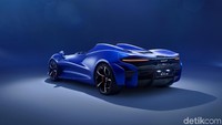 Karena McLaren Elva ini modelnya adalah model dengan atap terbuka, seorang desainer mencoba memperlihatkan seperti apa tampilan Elva jika dalam model coupe alias atap tertutup. Foto: McLaren