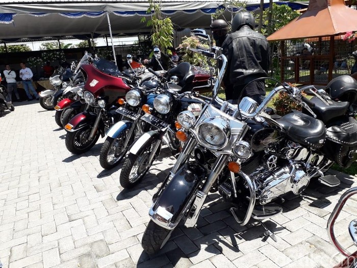 Acara silaturahmi moge DIY di Yogyakarta, Minggu (19/1/2020).