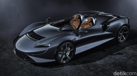 Selain desainnya yang cukup cantik, mobil pun memiliki fitur yang unik, ya pada windshield tadi. McLaren akan mengirimkan windshield secara terpisah jika negara tujuan pengiriman meminta aturan mobil harus pakai windshield. Foto: McLaren