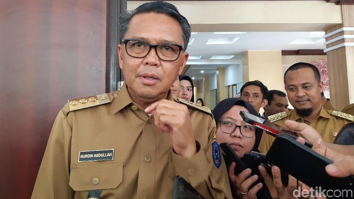 Noval Dhwinuari Antony-detikcom/ Gubernur Sulsel Nurdin Abdullah