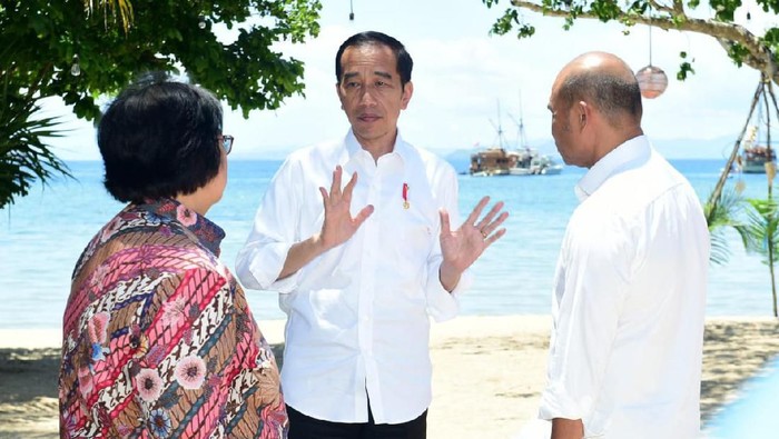 Kunjungan kerja Jokowi di Labuan Bajo.