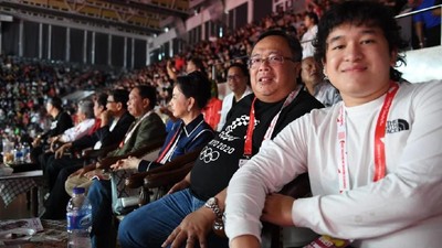 Keseruan Menristek di Indonesia Masters 2020