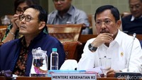 Komisi IX DPR RI menggelar rapat dengar pendapat (RDP) bersama Menteri Kesehatan (Menkes) Terawan Agus Putranto, Direktur Utama (Dirut) BPJS Kesehatan Fahmi Idris,Ketua Dewan Pengawas BPJS Kesehatan Chairul Radjab Nasution, dan Ketua Dewan Jaminan Sosial Nasional (DJSN) Tubagus Achmad Choesni di Gedung DPR RI, Jakarta, Senin (20/1/2020).