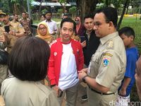 Kunjungi Taman Puring, Anies Ingatkan Ekosistem untuk Menampung Air