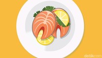 Jangan lupakan ikan salmon. Selain mengatasi depresi, kandungan nutrisinya juga bagus untuk tubuh.