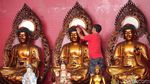 Sambut Imlek Patung-patung di Wihara Dharma Bakti Dibersihkan