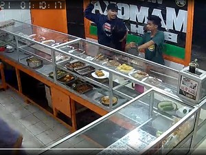 Ujung Pelarian 2 Perampok Warteg