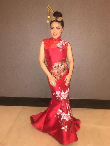 Inspirasi Fashion Imlek Dari Para Artis