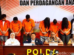 Diciduk Polisi, 6 Pelaku Penjual Anak di Bawah Umur Tertunduk Malu