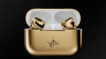 AirPods Pro hasil kreasi Caviar ini 75% terbuat dari emas 18-karat. Foto: Caviar Global