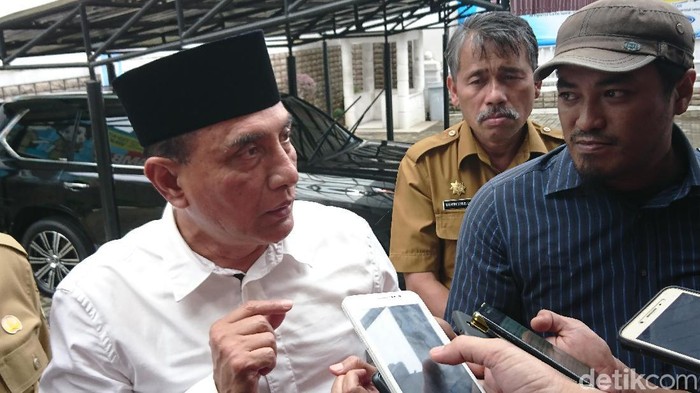 Ahmad Arfah Lubis-detikcom/ Gubernur Sumut Edy Rahmayadi