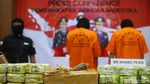 Dibekuk Polisi, Pengedar 70 Kg Sabu Tertunduk Malu